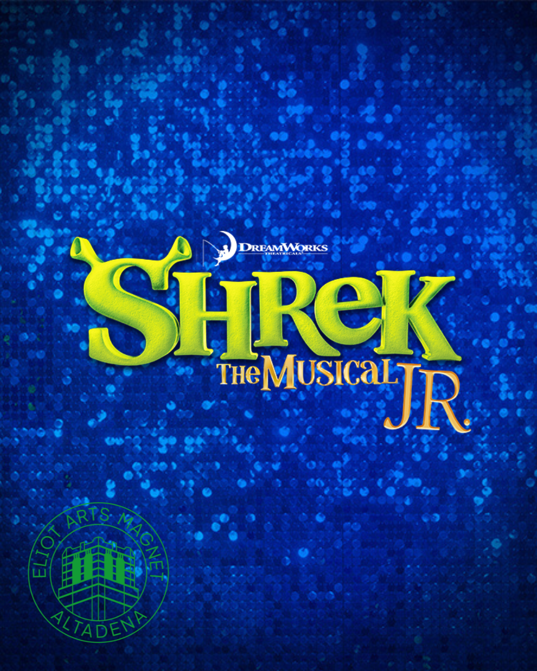 Dreamworks Shrek junior the musical theatre poster