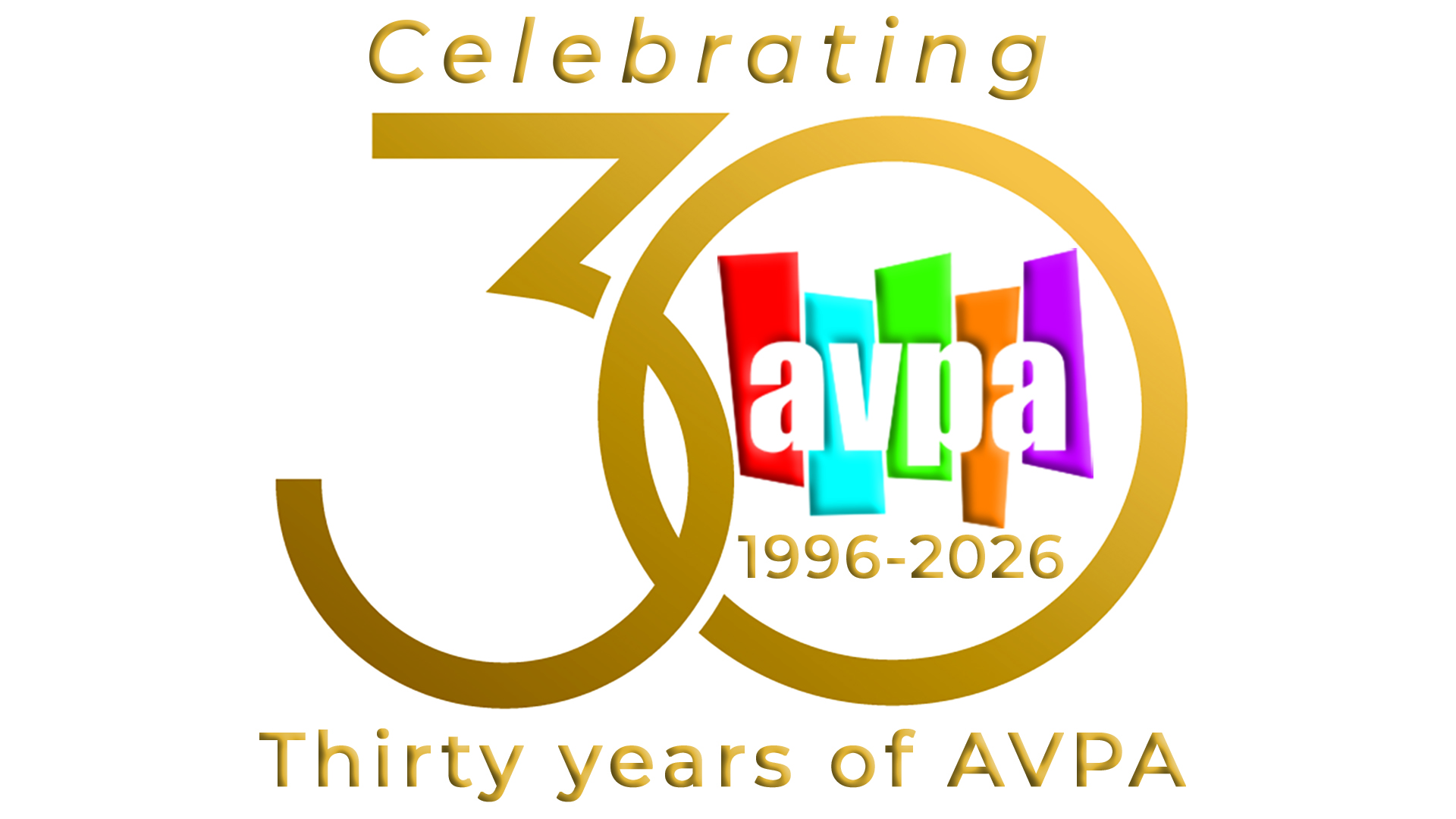 Logo: Celebrating 30 years of AVPA