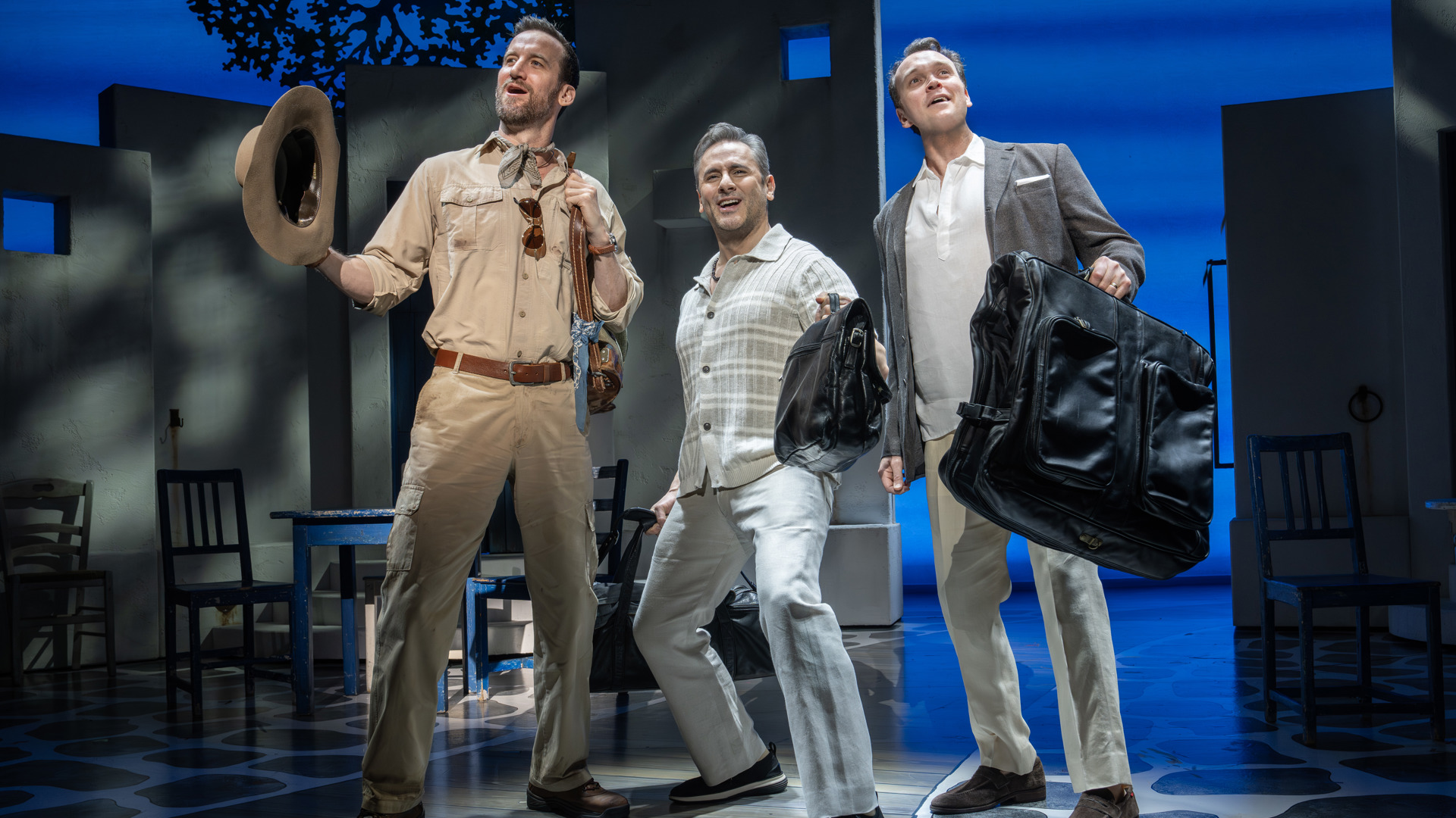 Leland Burnett, Victor Wallace, and Rob Marnell in MAMMA MIA! On Stage