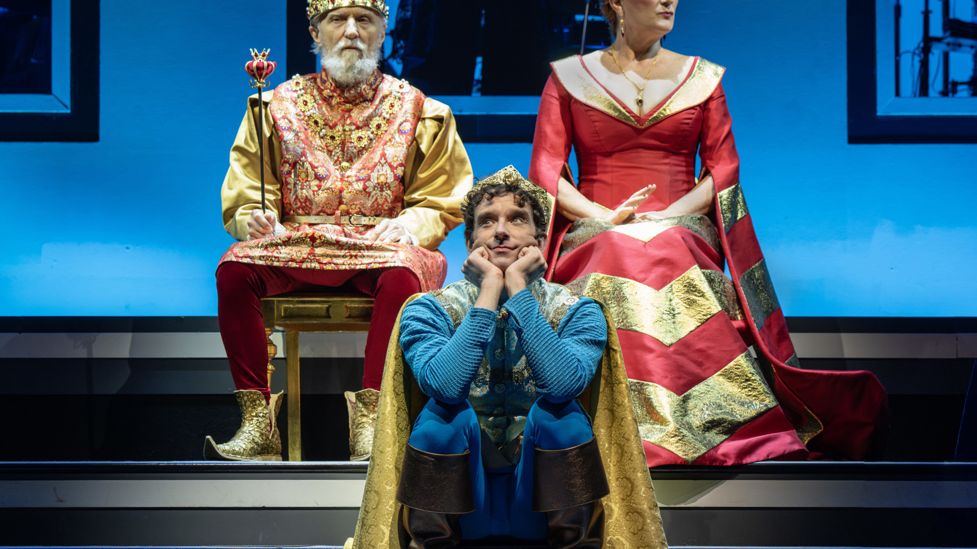 David Patrick Kelly and Ana Gasteyer and Michael Urie